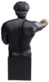 Balboa dekorácia 78cm čierna/zlatá