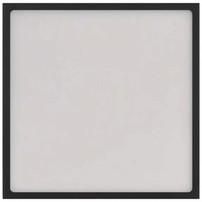 LED Stropné svietidlo LED/28,5W/230V 3000/3500/4000K 30x30 cm čierna