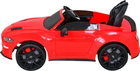 Ramiz Ford Mustang GT auto na batérie pre deti Červená