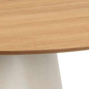 Okrúhly jedálenský stôl s doskou v dubovom dekore ø 120 cm Soli – Actona