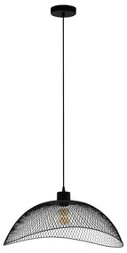 EGLO Závesné designové osvetlenie POMPEYA, 1xE27, 60W, čierne, 54cm