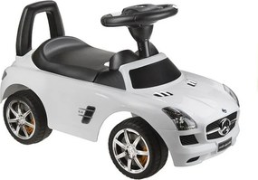 LEAN CARS Detské odrážadlo Mercedes-Benz SLS AMG biele
