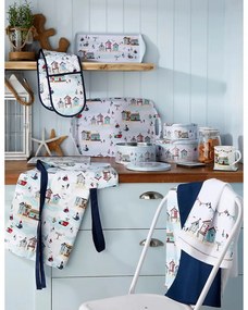 Súprava 3 bavlnených kuchynských utierok Cooksmart ® Beside The Seaside