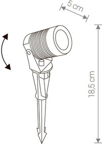 Svietidlo Nowodvorski SPIKE LED 9100
