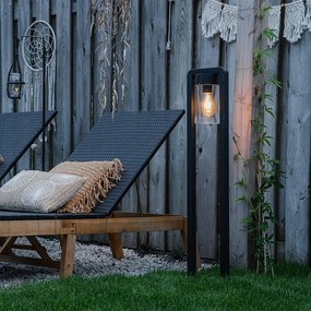 Moderná vonkajšia stojaca lampa čierna IP44 - Jarra Balanco