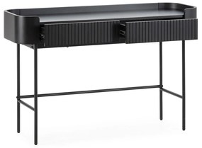 Čierny konzolový stolík 40x120 cm Willa – MOME