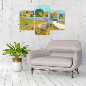 Obraz - Vincent van Gogh, Farmhouse in Provence, reprodukcia (90x60 cm)