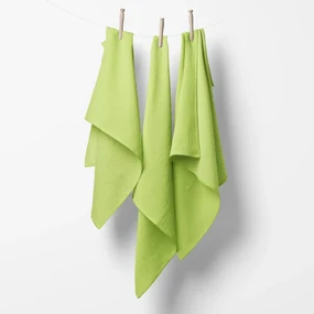 Biante Mušelínová plienka/dečka Nature MSN-058 Svetlo pistáciová 70x70 cm