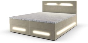 Čalúnená posteľ boxspring MINOR + vrchný matrac - soft 11 / 160x200