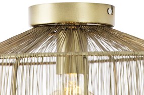 Moderné stropné svietidlo mosadz 30 cm - Bolti