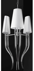 Azzardo AZ1232 - Luster na reťazi DIABLO 6xE14/11W/230V biela