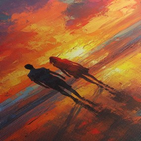 Obraz - Prechádzka na pláži (90x60 cm)