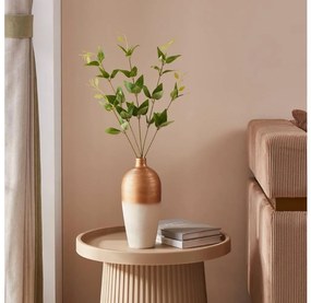 Eglo | Eglo 421422 - Keramická váza SARYKSU 28x15 cm biela/zlatá | EG421422
