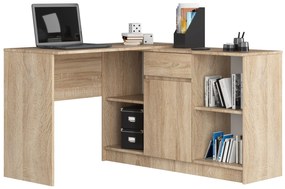 Rohový PC stolík Cuidar (dub sonoma). Vlastná spoľahlivá doprava až k Vám domov. 1117053
