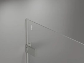 Mexen Lunar-F Duo, skladací sprchový kút 80 x 80 cm, 8mm číre sklo, oceľový profil, 836-080L-080P-97-00