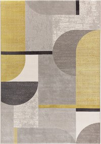 Kusový koberec Patina 410109/701, 135x200, žltá, obývacia izba, Osta