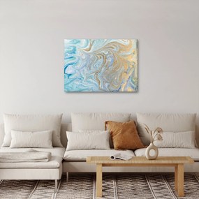 Obraz - Modrý mramor (70x50 cm)