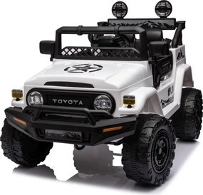 LEAN CARS Elektrické autíčko Toyota FJ 4x4 biele