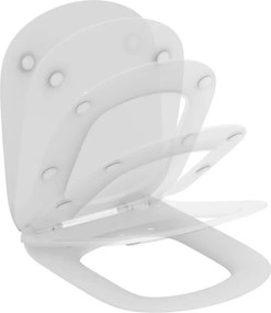 Ideal Standard Tesi - WC doska ultra plochá, SoftClose, biela, T352701