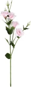 Umelý kvet Eustoma 80 cm, ružová%