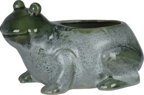 Porcelánový kvetináč Žaba 23 × 16 × 14 cm