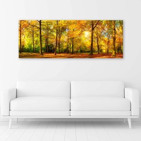 Gario Obraz na plátne Zlatý les Rozmery: 150 x 50 cm