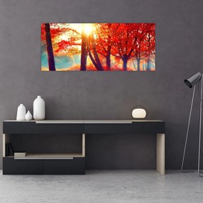 Obraz - Jesenná krajina (120x50 cm)