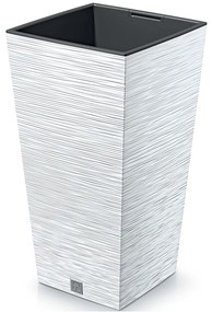 Plastový kvetináč DFSH265 26,5 cm - biela