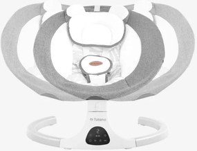 Detské hojdacie kreslo Astrid 35 sivé