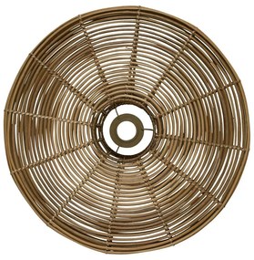 Prírodné guľatá nástenná ratanová lampa Billi - Ø 51 * 21cm