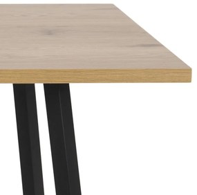 Jedálenský stôl Cenny divoký dub/čierna