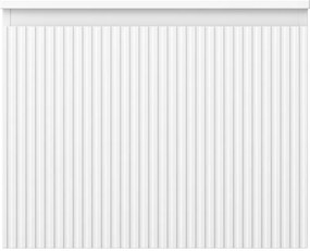 Mexen Rivel, kúpeľňová skrinka 60 cm s pracovnou doskou, 1 zásuvka, drážkovaná, biela matná, 91A20-06047-1-BFC01