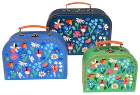 Detské kufríky v súprave 3 ks Fairies in the Garden – Rex London