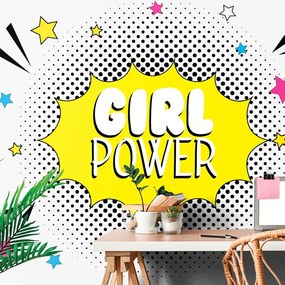 Tapeta s pop art nápisom - GIRL POWER - 300x200