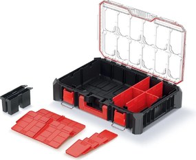 Kistenberg Organizér X BLOCK BRIDGE s priečkami, čierny, 54,3 × 36,8 × 12,2 cm