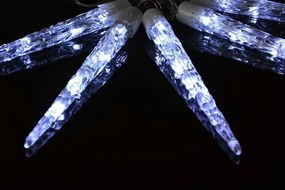 Nexos 1135 Vianočné osvetlenie cencúle, studená biela, 8 funkcií