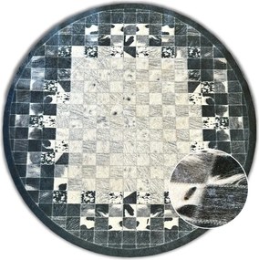 BE Koberec Porte 2054 Koło GREY – sivý okrúhly Rozmer: 120 cm