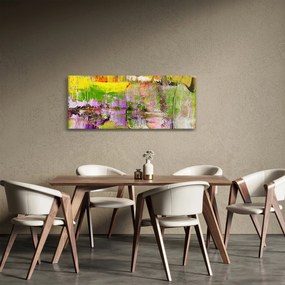 Obraz abstrakcie - maľba (120x50 cm)