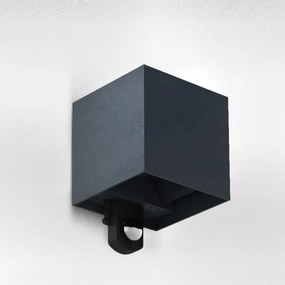 Brilagi - LED vonkajšie nástenné svietidlo s čidlom CUBE LED/6W/230V antracit
