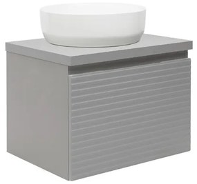 Kúpeľňová skrinka pod umývadlo Naturel Savona 58x43x44, 8 cm sivá mat SAVONA60GMD, 1 ks