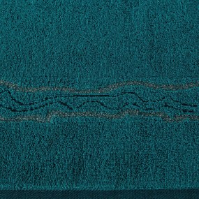 BAVLNENÝ UTERÁK KARIN 30X50 CM TMAVOTYRKYSOVÁ