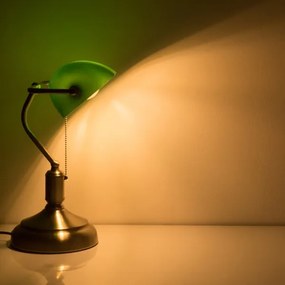 Stolná lampa BANKER 1xE27/60W/230V