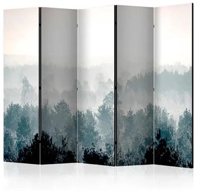 Paraván - Winter Forest II [Room Dividers] Veľkosť: 225x172, Verzia: Akustický