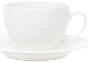 Šálka SYLIA s podšálkou, ornamenty SS23 844060 250 ml