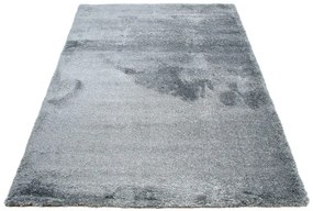 Hebký koberec sivej farby Šírka: 80 cm | Dĺžka: 150 cm
