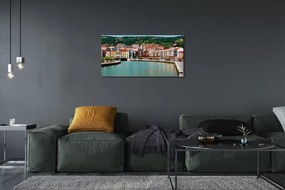 Obraz na plátne Španielsko Mesto horské rieky 140x70 cm