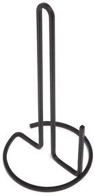 Čierny oceľový držiak na kuchynské utierky ø 17 cm Squire – Umbra
