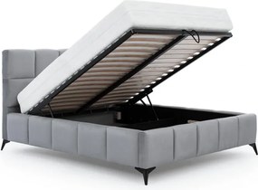 Moderná čalúnená posteľ MALO 200x180, vínová (matt velvet 68)