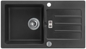 ALVEUS CZ VICTORIA 30 / 91 černá (770x430mm)+pop-up sifon F