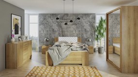 Spálňa Kler II, Farby: biela / biely + ekokoža soft 011 pik
